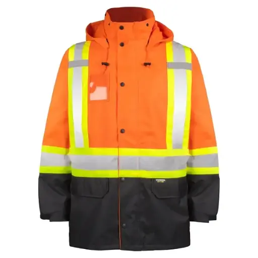 [terra-300-deniers-rain-jacket-with-reflective-stripes] Terra 300 deniers rain jacket with reflective stripes