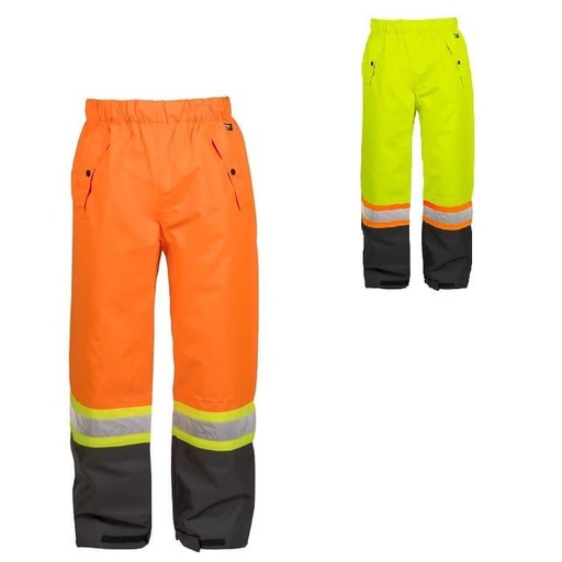 [terra-300-deniers-rain-pants-with-reflective-stripes] Terra 300 deniers rain pants with reflective stripes