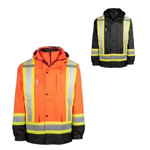 [terra-7-in-1-jacket-with-reflective-stripes] Terra 7 in 1 jacket with reflective stripes