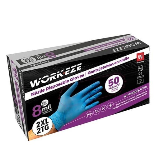 [nitrile-8-mil-blue-disposable-glove] Nitrile 8 mil blue disposable glove