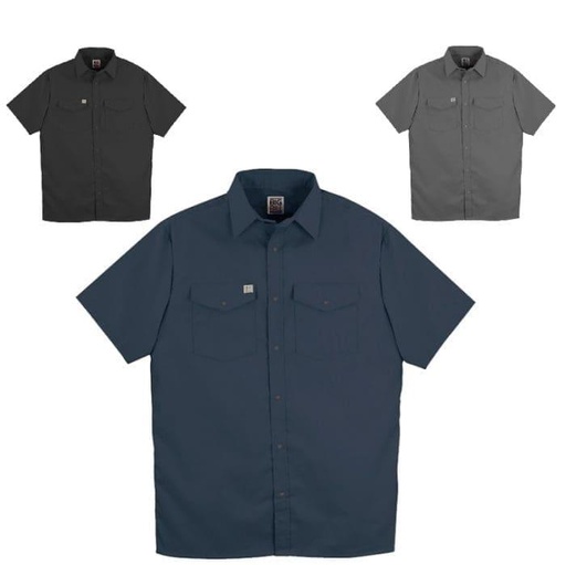 [big-bill-short-sleeves-shirt-with-snap-closure] Big Bill short sleeves shirt with snap closure