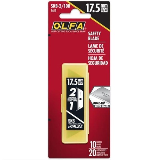 [olfa-skb-2-10b-dual-edge-safety-blade] Olfa SKB-2-10B dual-edge safety blade