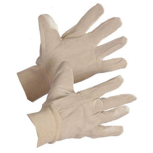 [forcefield-cotton-glove-knitted-wrist] Forcefield cotton glove knitted wrist