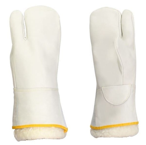 [sturrdi-cow-grain-leather-one-finger-mitt-removable-pile-liner] Sturrdi cow grain leather one finger mitt, removable pile liner