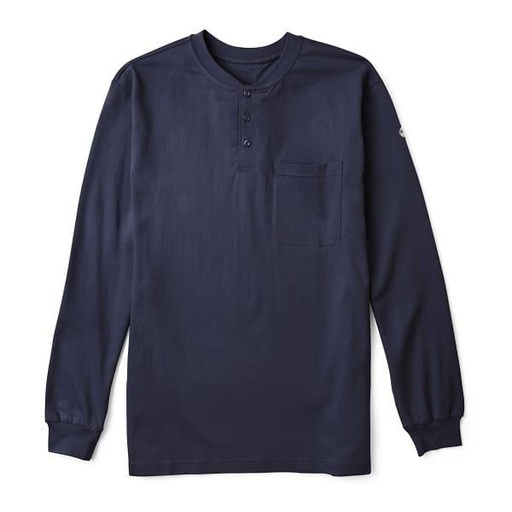[rasco-fr-henley-long-sleeve-t-shirt] Rasco FR Henley long sleeve t-shirt