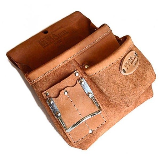 [duracuir-pouch-with-2-pockets-and-accessories] Duracuir pouch with 2 pockets and accessories