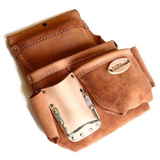 [duracuir-pouch-with-3-pockets-and-accessories] Duracuir pouch with 3 pockets and accessories