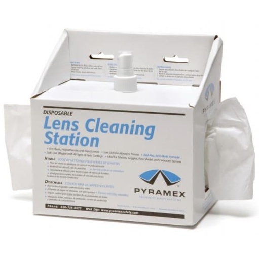 [10/10] Station de nettoyage pour verres de lunette Pyramex 