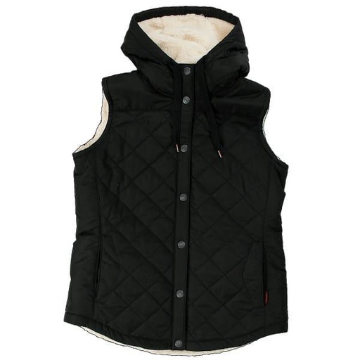 [tough-duck-womens-quilted-sherpa-lined-vest] Tough Duck women's quilted Sherpa lined vest
