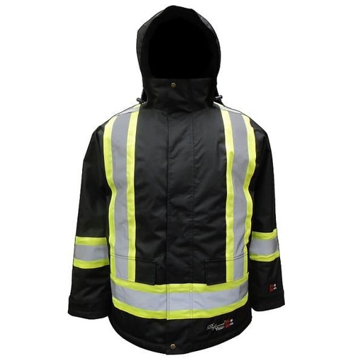 [viking-hi-viz-insulated-journeyman-300d-trilobal-fr-parka] Viking hi-viz insulated Journeyman 300D Trilobal FR parka