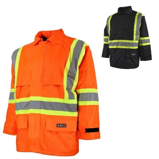 [ganka-600-denier-endura-raincoat-with-reflective-stripes] Ganka 600 denier Endura raincoat with reflective stripes
