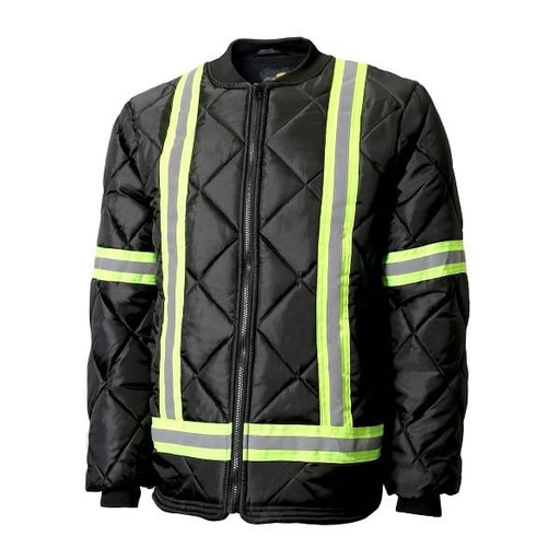 [jackfield-quilted-fleece-lined-jacket-with-reflective-stripes] Jackfield quilted fleece lined jacket with reflective stripes