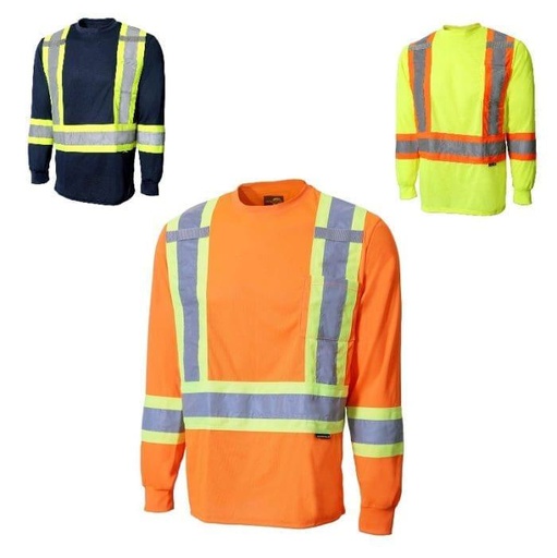 [jackfield-long-sleeve-t-shirt-with-reflective-stripes] Jackfield long sleeve t-shirt with reflective stripes