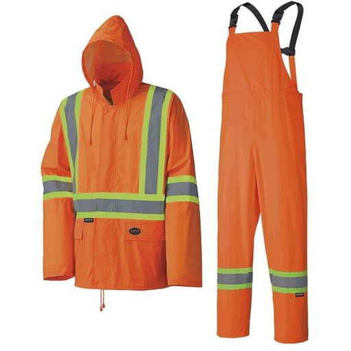 [pioneer-waterproof-lightweight-safety-rainsuit] Pioneer waterproof lightweight safety rainsuit