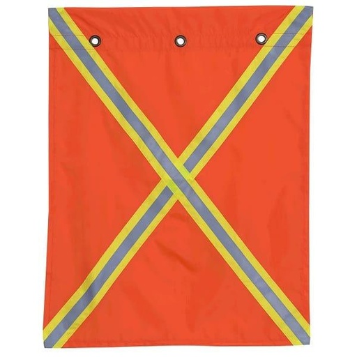 [pioneer-polyester-flag-with-reflective-tape] Pioneer polyester flag with reflective tape