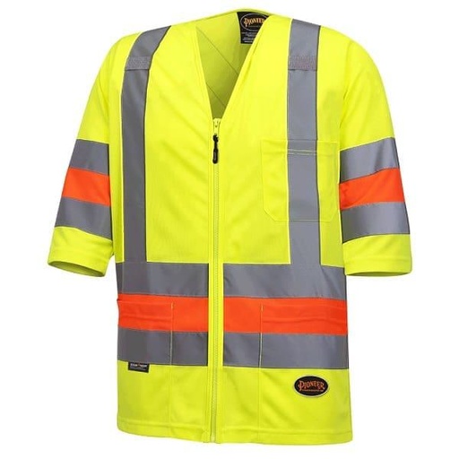 Pioneer short sleeves traffic safety shirt