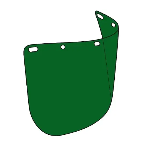 [11/81544] Visière de sécurité verte universelle Dynamic